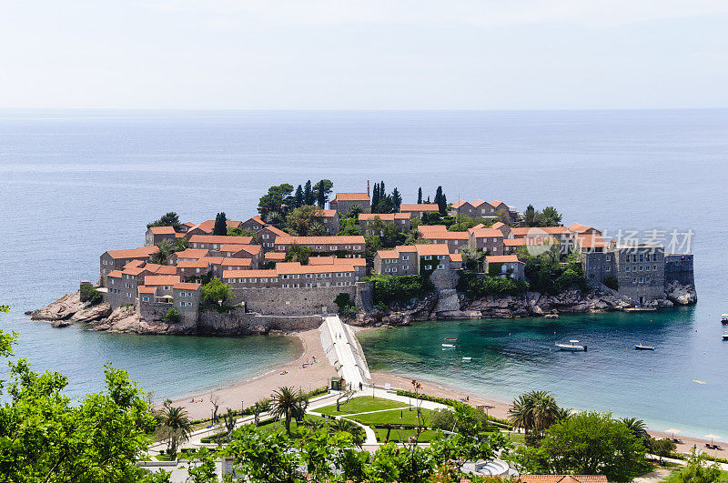 黑山的Sveti Stefan